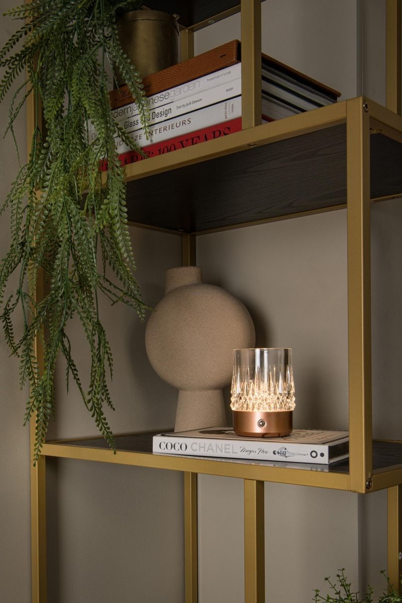 Lucide LILI - Nabíjacia stolová lampa - Batéria/batérie - Ø 8 cm - LED Rozm. - 1x3W 2700K/3000K - Kovová zbraň - Sada 3 ks